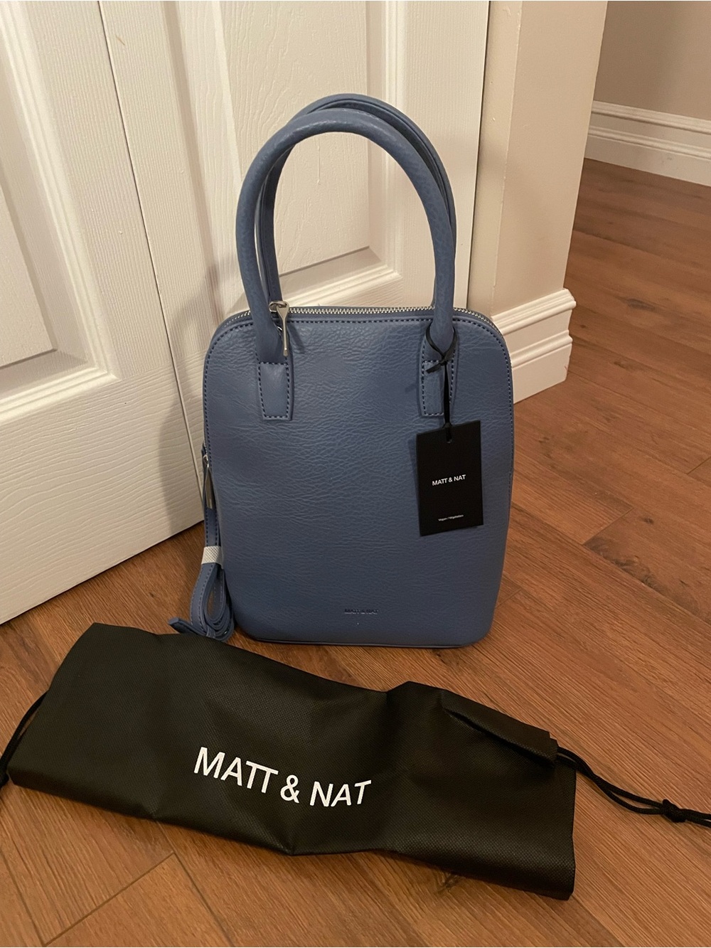 Matt & Nat Mala (Dwell) in Lake (Vegan Leather Structured Satchel) 🆕